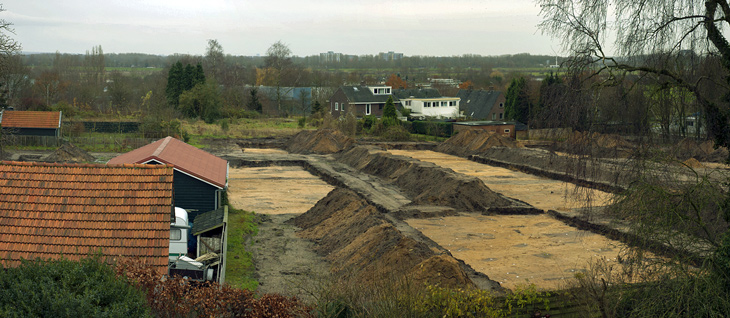 Overzicht Archeologisch onderzoek op voormalig terrein van Kwekerij Kromkamp